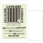 Legalise Cannabis Poster by Rokpool